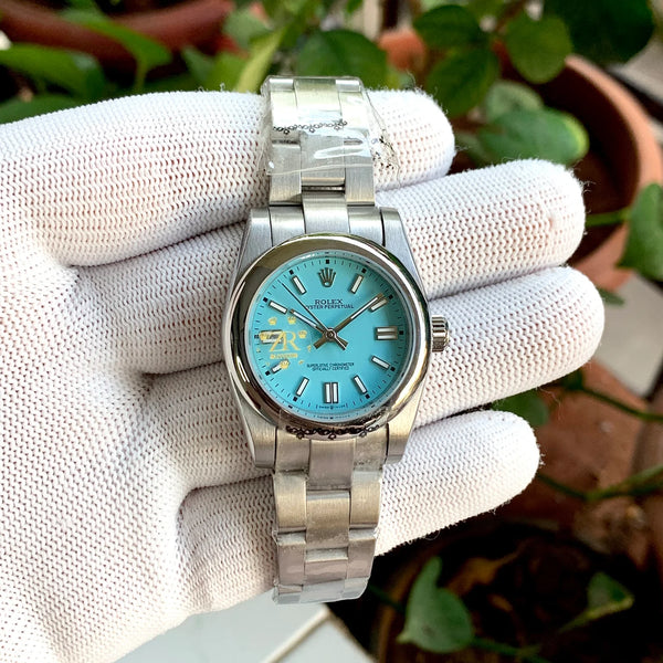 Rolex Oyster Perpetual Tiffany Blue Dial Ladies