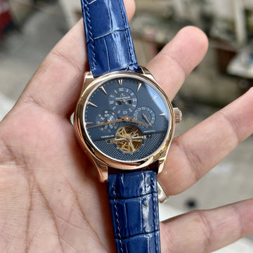 Jaeger LeCoultre Perpetual Calendar Tourbillon Blue