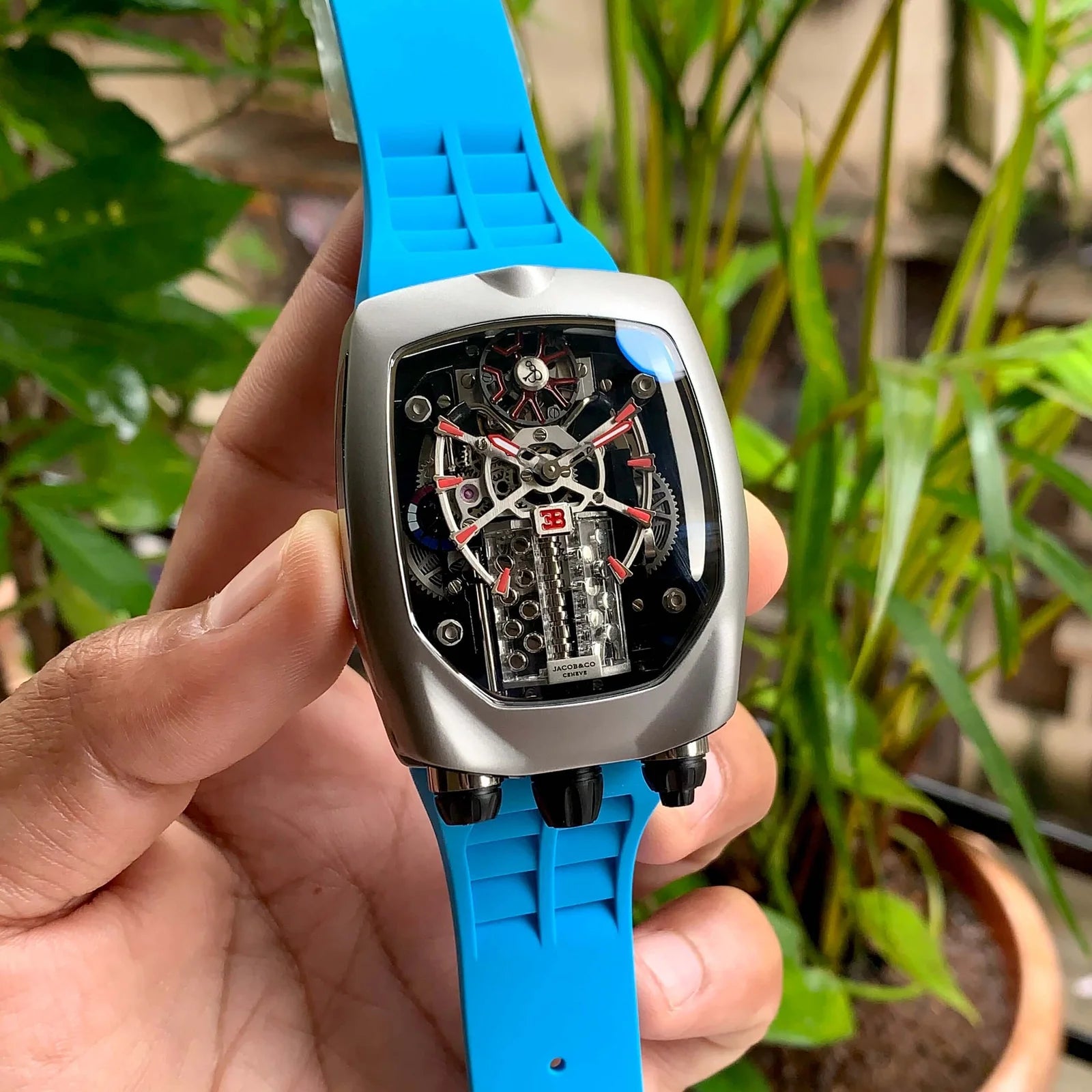 Jacob & Co Buggati Edition Blue Strap