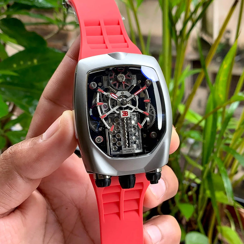 Jacob & Co Buggati Edition Red Strap