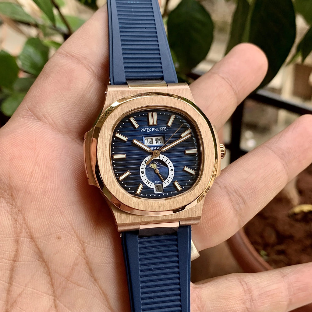 Patek Philippe Aqua RG Blue Fiber