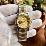 Rolex DateJust Gold Fluted Bezel Ladies