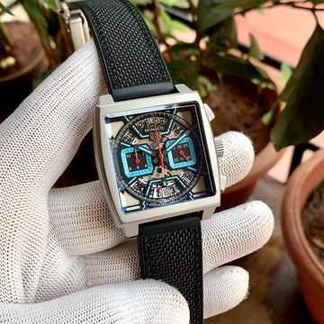 Tag Heuer Monaco Chronograph Skeleton Black-Blue