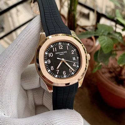 Patek Philippe Geneve Fiber Black-RG Bezel