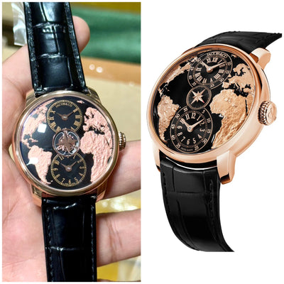 Jacob & Co. Dual Time Zone Tourbillon Black