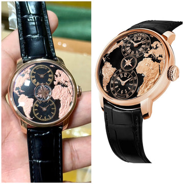 Jacob & Co. Dual Time Zone Tourbillon Black