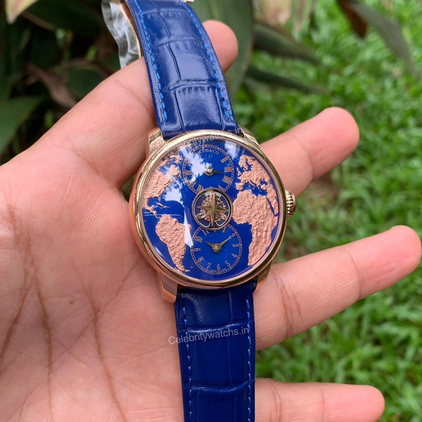 Jacob & Co. Dual Time Zone Tourbillon Blue-RG