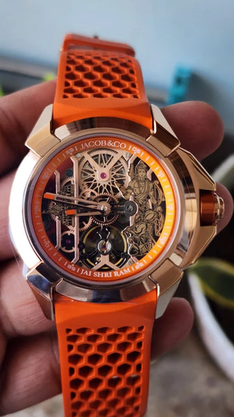 Jacob & Co. Epic X Ram Janmabhoomi Rose Gold Edition New