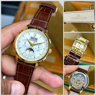 Jaeger LeCoultre Master Control Celender Gold