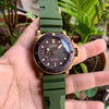 Luminor Panerai Submersible Bronzo PAM00968 أخضر