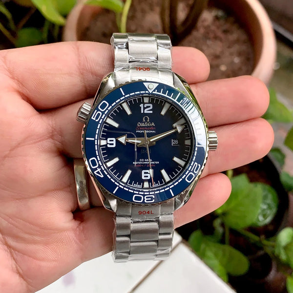 Omega Seamaster Diver 600M Co-Axial Master Chronometer Blue Dial