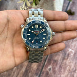 Omega Seamaster Diver 300M Co Axial Chronometer Blue Dial