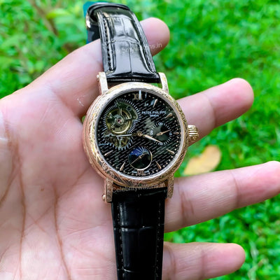 Patek Philippe Geneve Engraved Edition Black