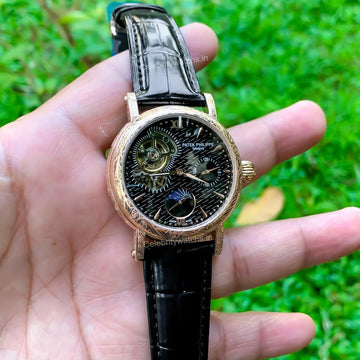 Patek Philippe Geneve Engraved Edition Black