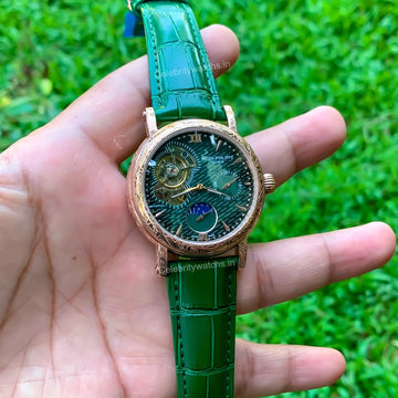 Patek Philippe Geneve Engraved Edition Green