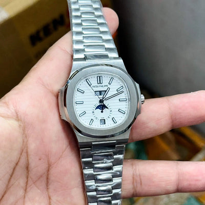 Patek Philippe Nautilus Moonphase 5726 White Dial