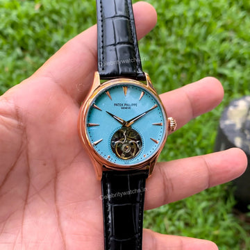 Patek Philippe Nautilus Tourbillon Light Blue Dial
