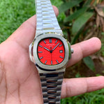 Patek Philippe Nautilus Red Dial Auto