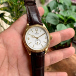 Rolex 1908 Yellow Gold Leather Automatic