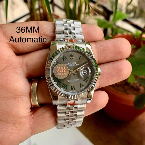 Rolex DateJust Silver Wimbledon Jubilee 36MM Ladies