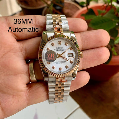 Rolex DateJust Two Tone Diamond Figure 36MM Ladies