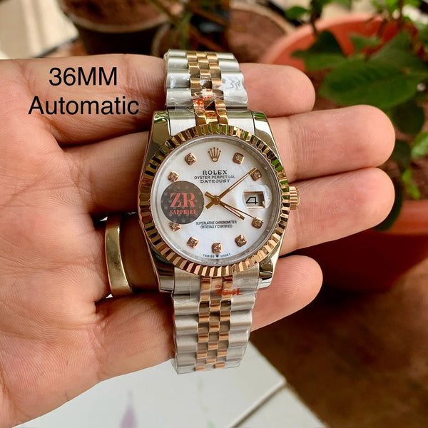 Rolex DateJust Two Tone Diamond Figure 36MM Ladies