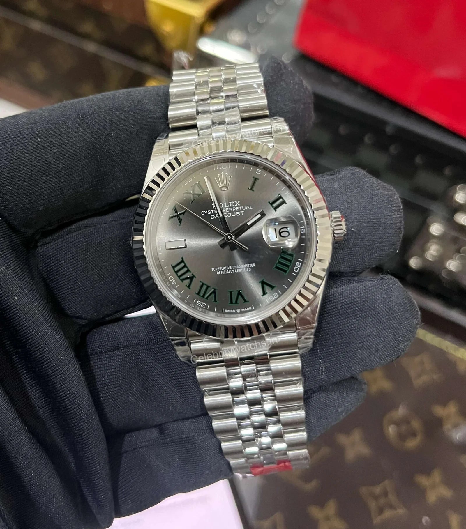 Rolex Datejust 126334 Wimbledon NFC Working 1:1 Super Clone Replica