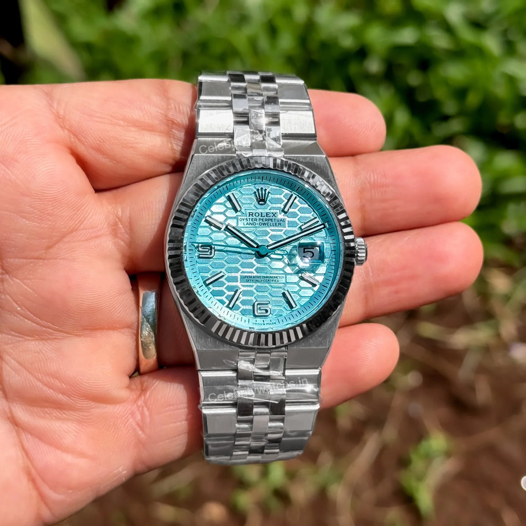 Rolex Land Dweller Ice Blue 7135 C+ Swiss