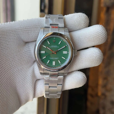 Rolex Oyster Perpetual Green 41MM