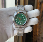 Rolex Oyster Perpetual Green 41MM