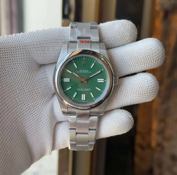 Rolex Oyster Perpetual Green 41MM