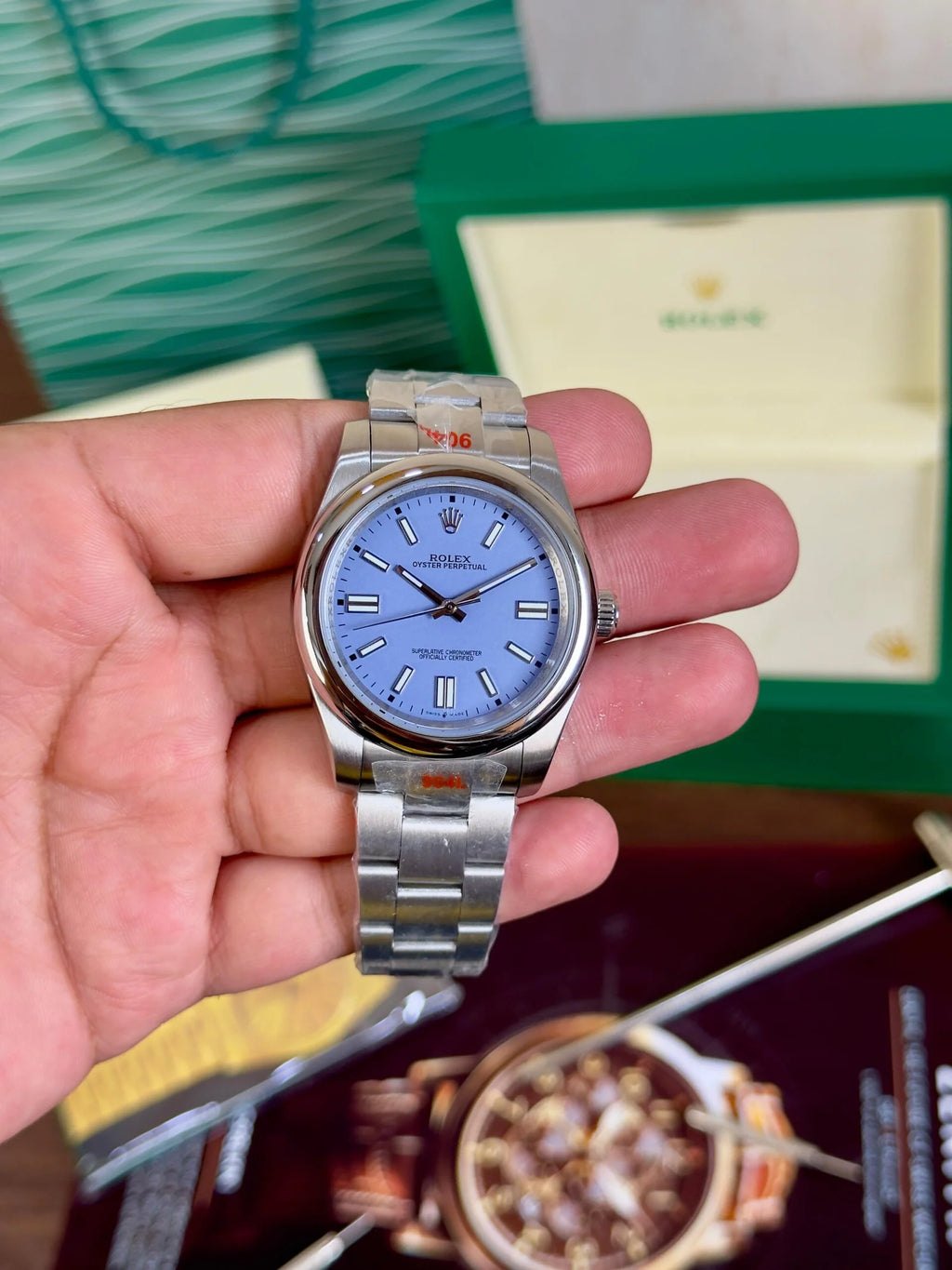 Rolex Oyster Perpetual Lavender Dial 41MM