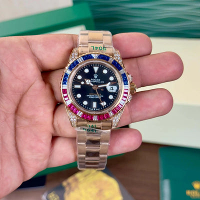 Rolex Rolex GMT II ROOTBEER Diamond Edition
