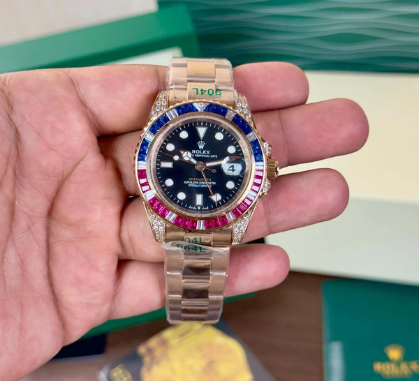 Rolex Rolex GMT II ROOTBEER Diamond Edition