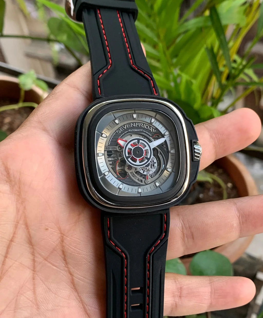 Seven Friday SF S3/01 Black-Red