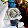 SEVENFRIDAY أستراليا W1/01 Blade جلد أسود
