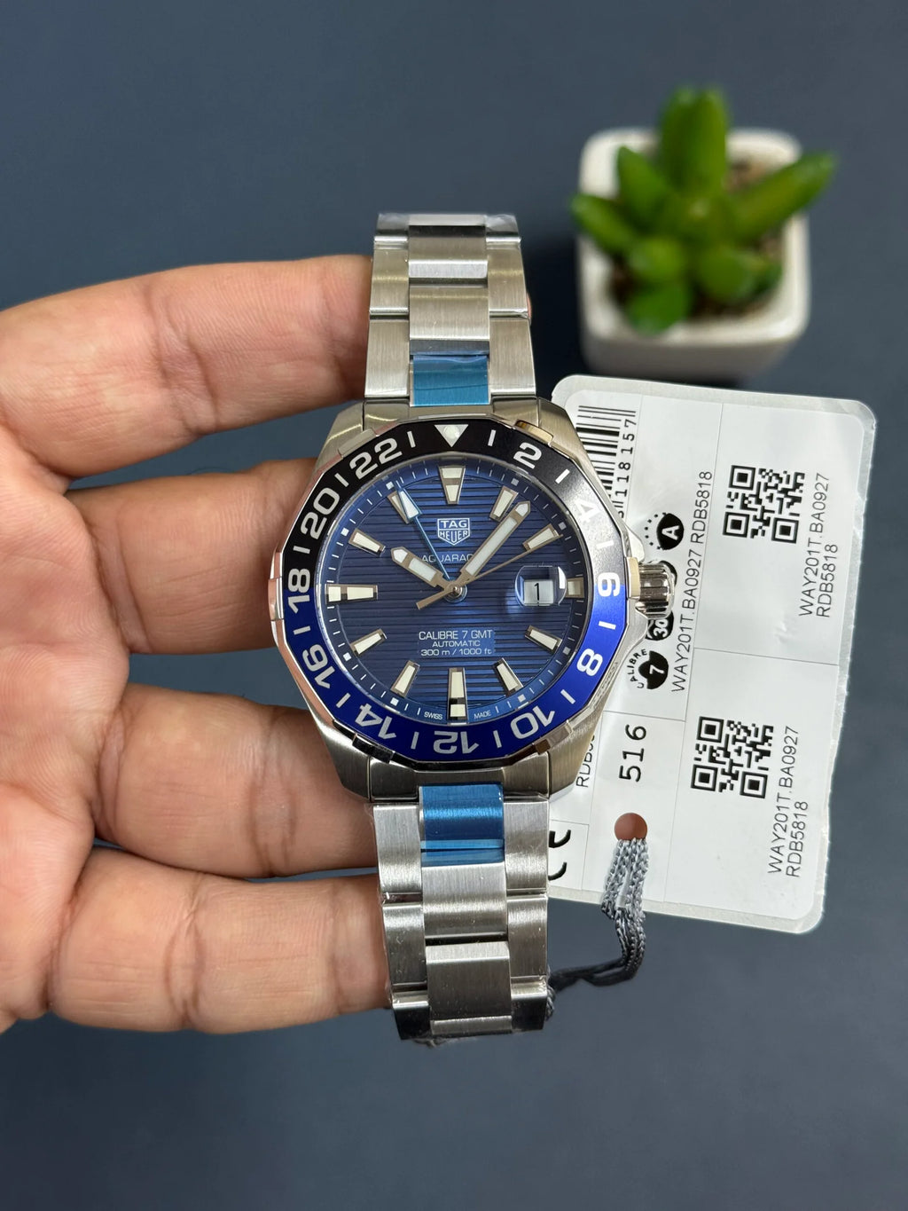 Tag Heuer AQUARACER GMT 7 Blue Store Quality