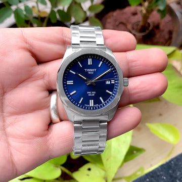 Tissot PRC 100 Solar 39MM Automatic Blue Dial