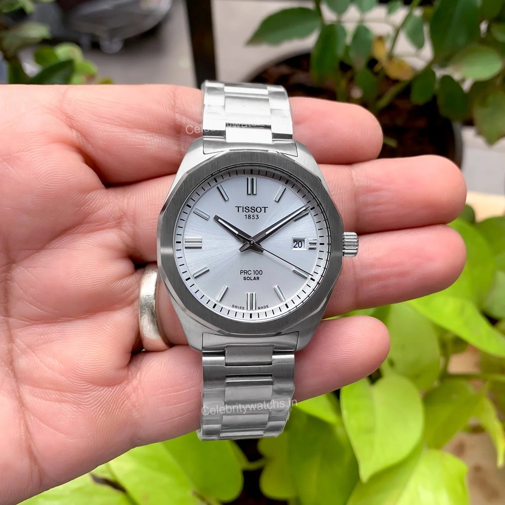 Tissot PRC 100 Solar 39MM Automatic Silver
