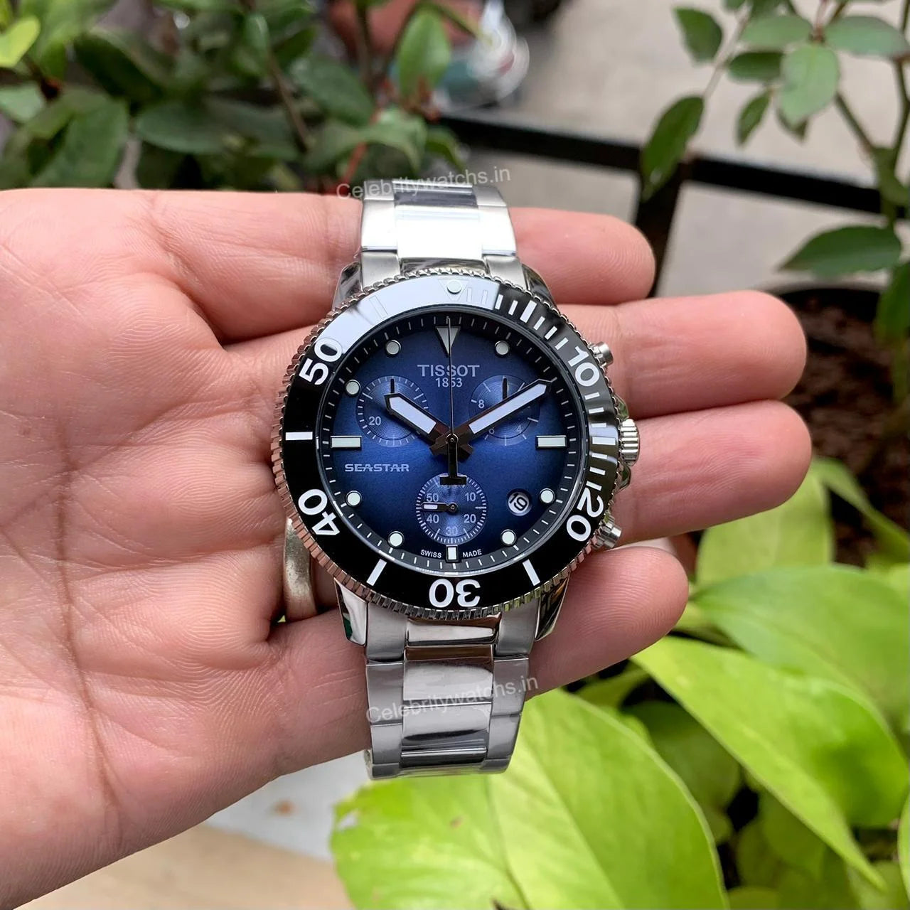 Tissot Seastar 1000 Chronograph Blue Chain Quartz