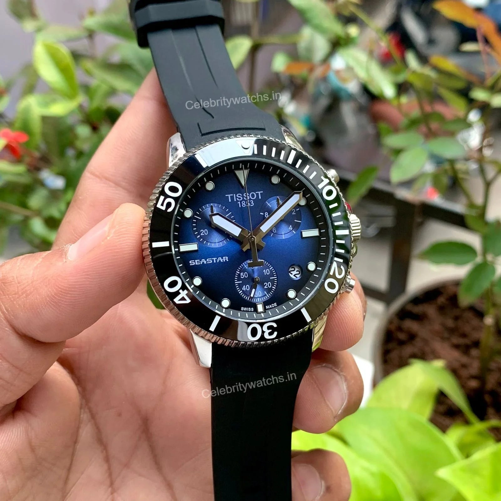 Tissot Seastar 1000 Chronograph Blue Dial Quartz