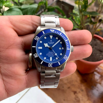 Tudor Bay Silver Blue Auto