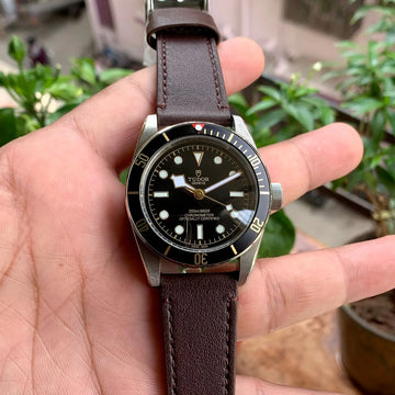 Tudor Black Bay 58 Black-Brown Leather