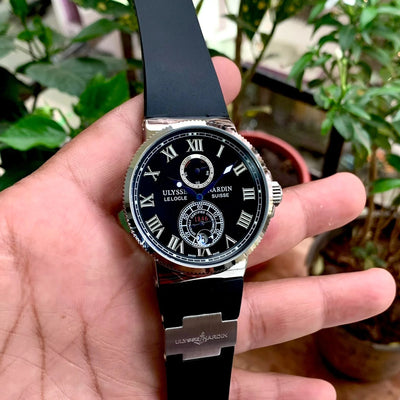 Ulysse Nardin Marine Diver Chronograph Black-Silver