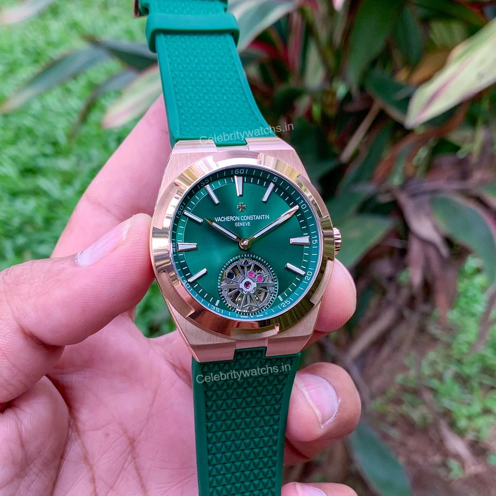 Vacheron Constantin OVERSEAS Skeleton Green Strap