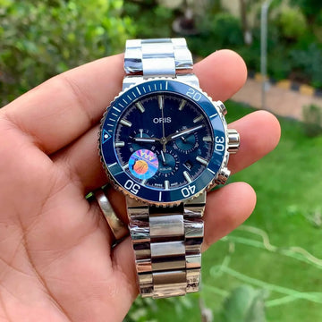 Oris Chronograph Aquis Blue
