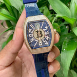 Franck Muller Yatching Encrypto Diamond Blue RG