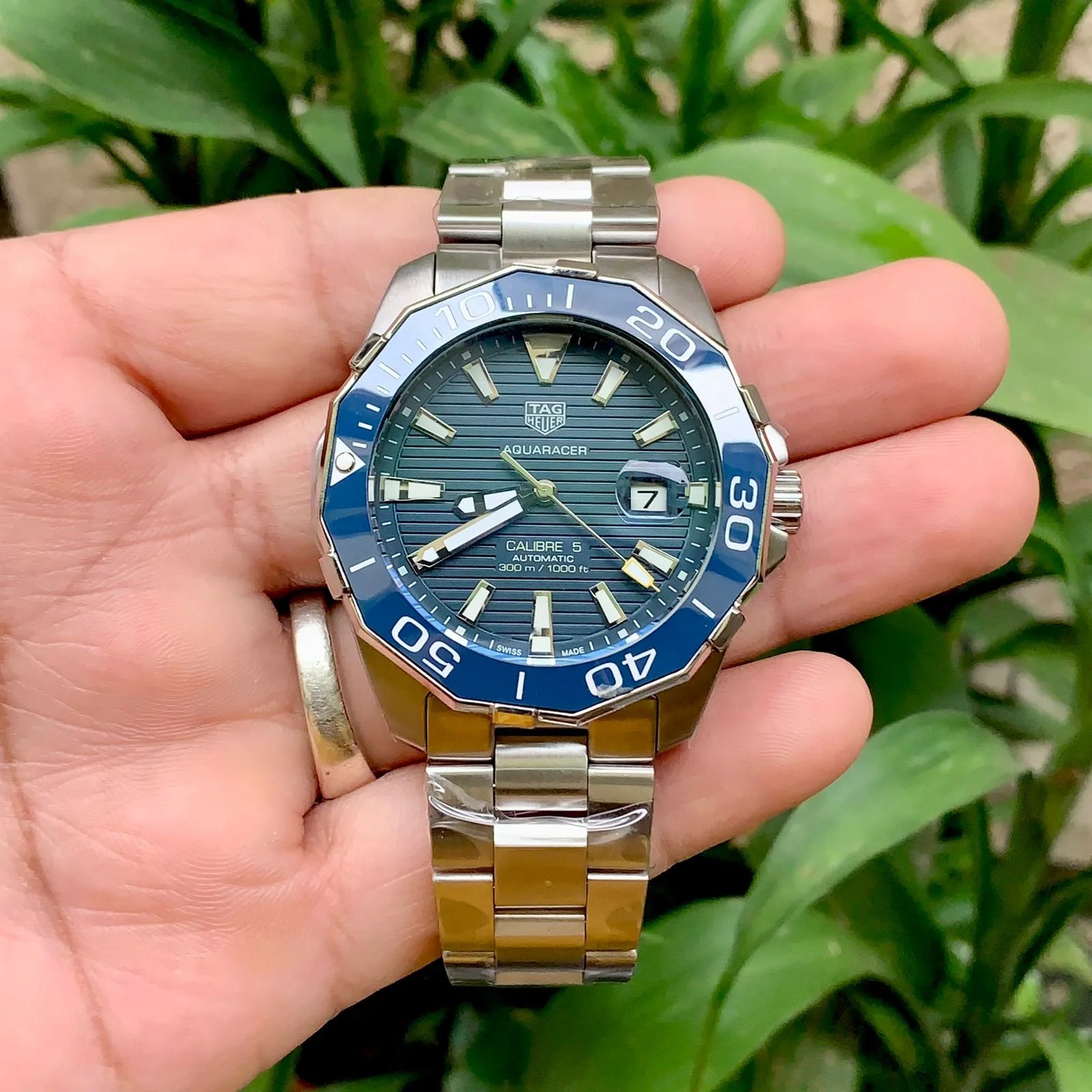 Tag Heuer Aqua Calibre 5 blue