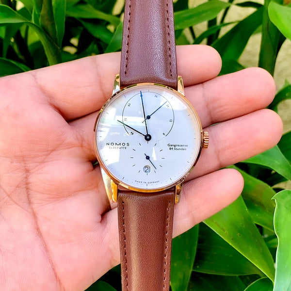 Nomos Lamba 39 RoseGold With Date