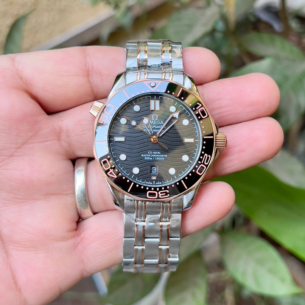 Omega Seamaster Diver 300M Co Axial Chronometer Two Tone